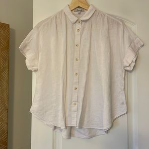 Madewell boxy button down blouse
